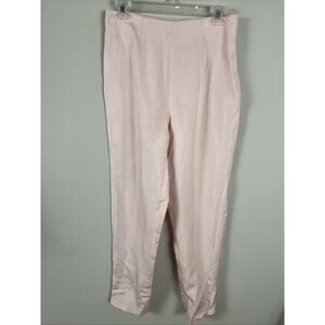 Steven Stolman 100% Silk Pink Dress Pants 30 Inseam 30 Waist